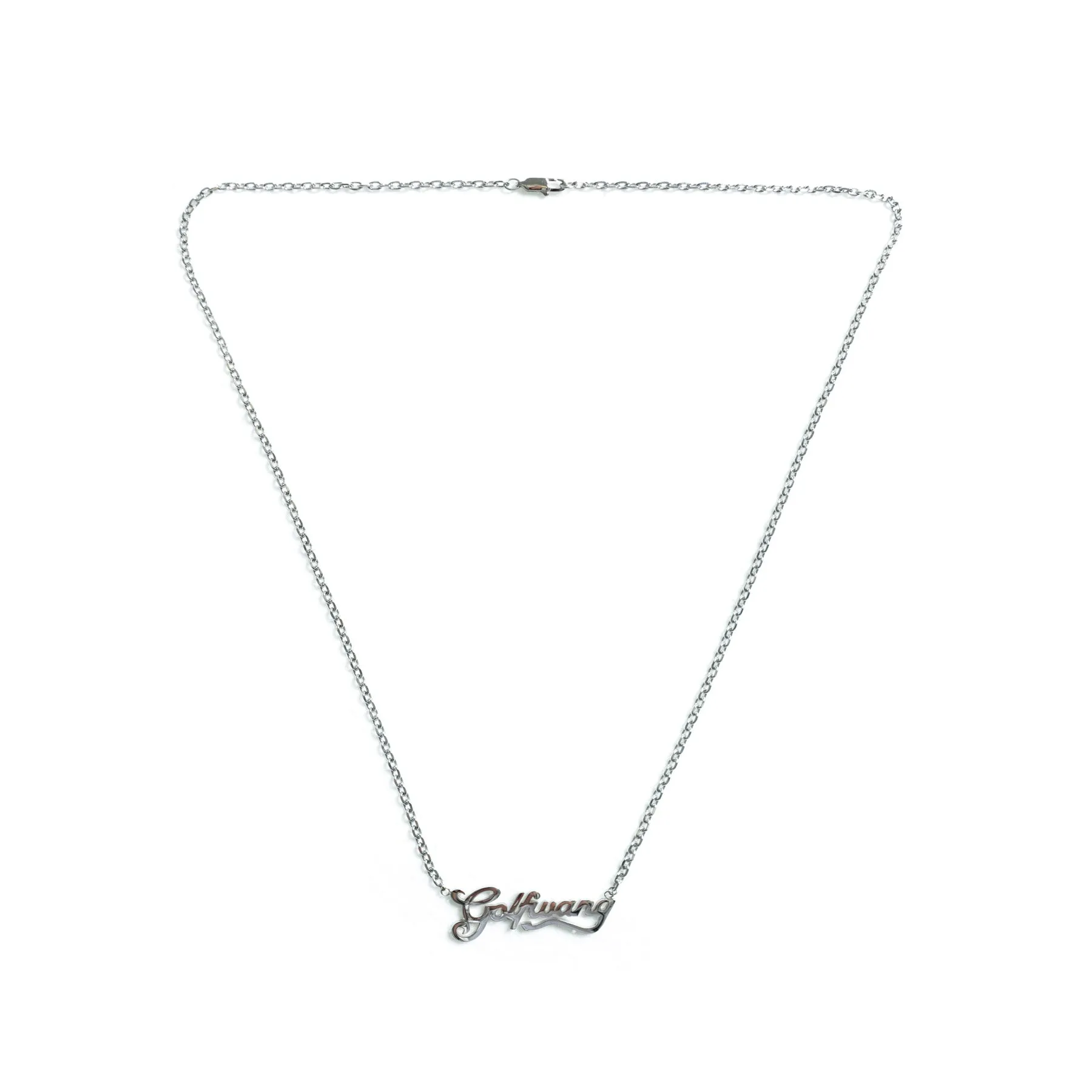 Golf Wang Necklace Silver Golden Necklace Flower Pendant Necklace