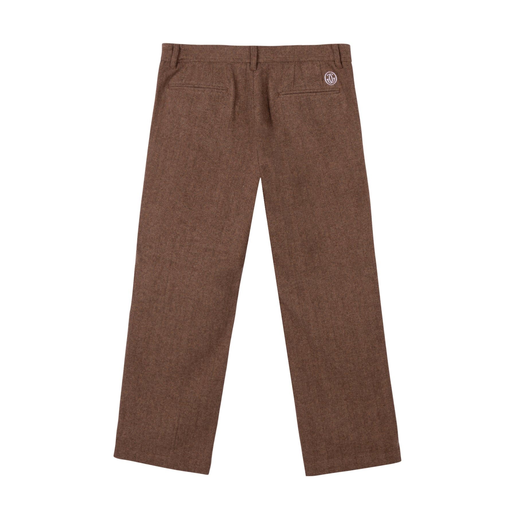 WOOL HERRINGBONE TROUSER by GOLF WANG | Parallel