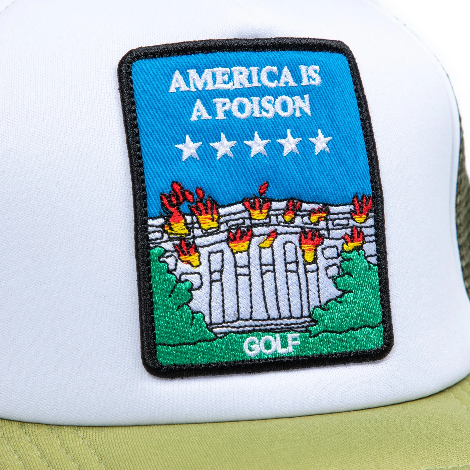 POISON PATCH TRUCKER HAT by GOLF WANG sold by Golf Wang product image thumbnail 2