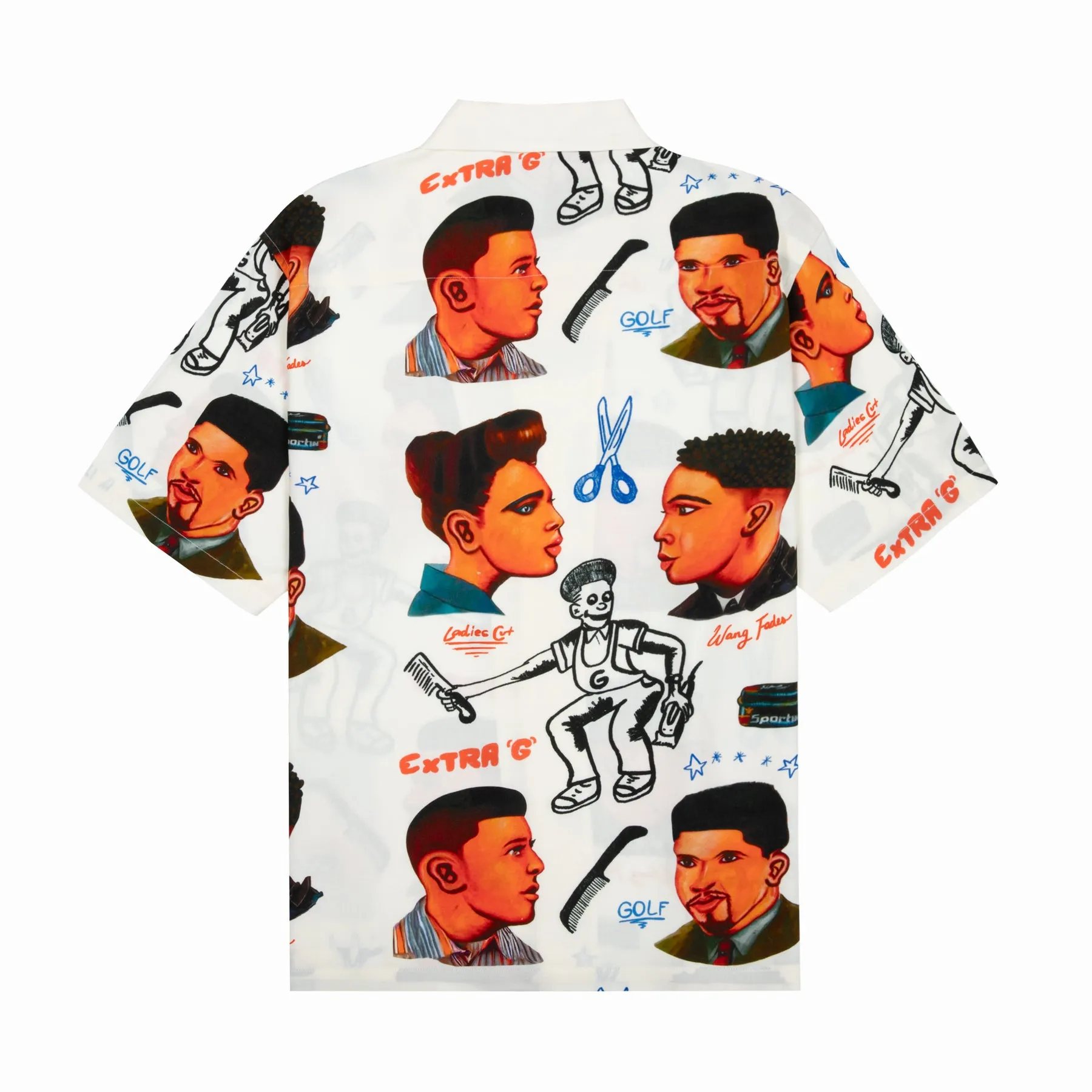 BARBERSHOP RAYON BUTTON UP by GOLF WANG sold by Golf Wang product image thumbnail 2
