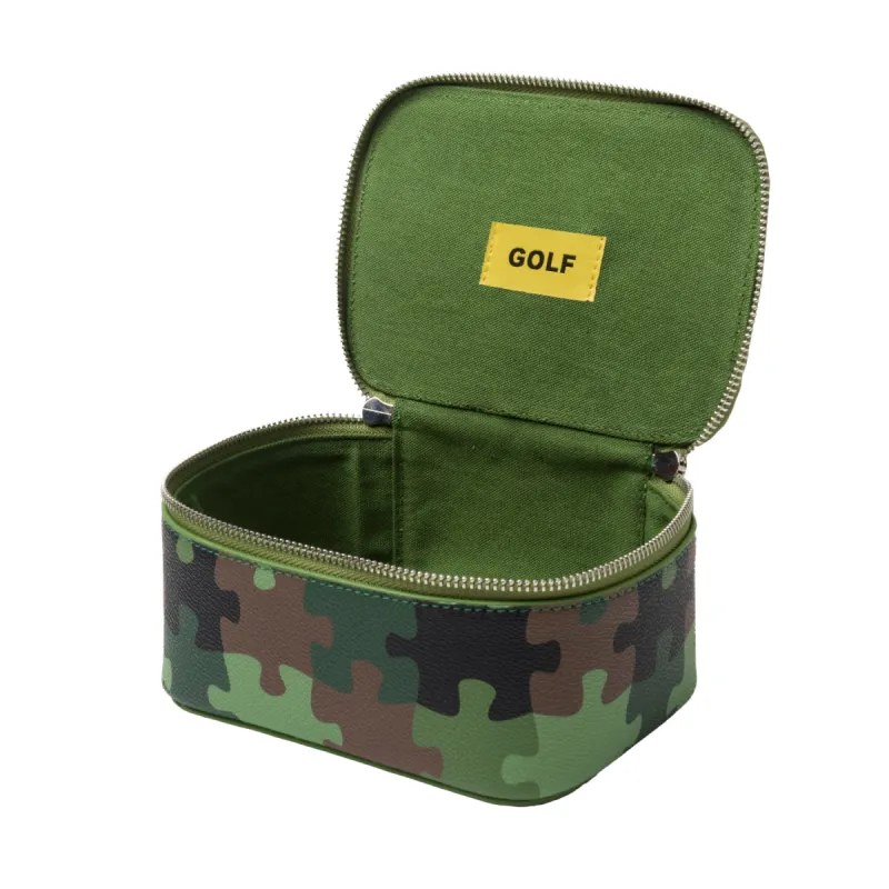 PUZZLE CAMO TOILETRY BAG by GOLF WANG sold by Golf Wang