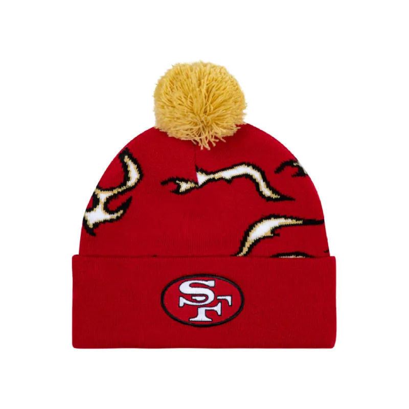 49ERS FLAME BEANIE by GOLF WANG sold by Golf Wang