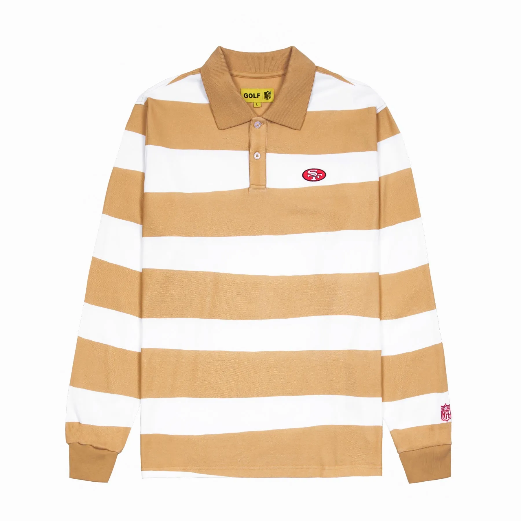 49ERS LONG SLEEVE POLO by GOLF WANG sold by Golf Wang