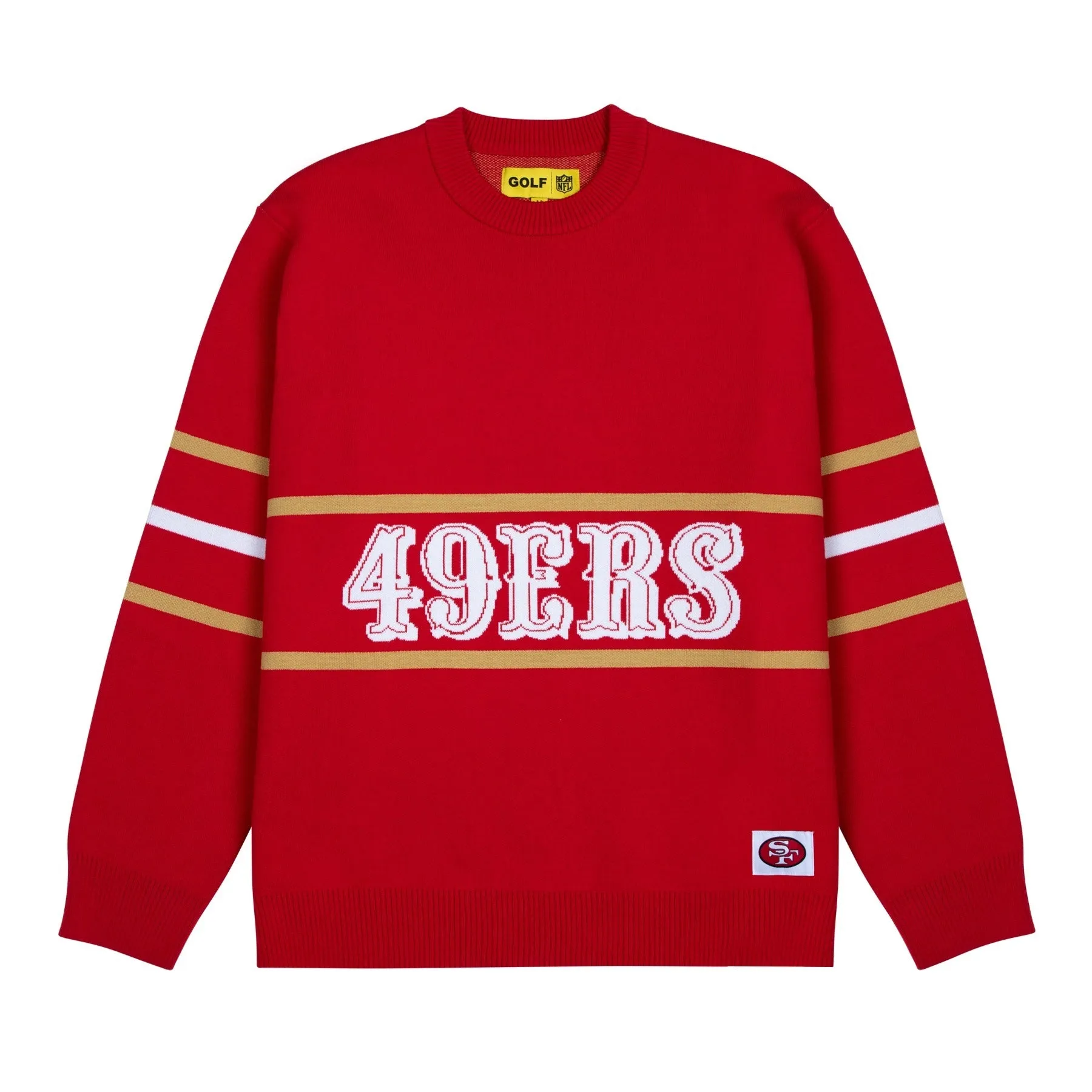49ERS JACQUARD SWEATER by GOLF WANG sold by Golf Wang
