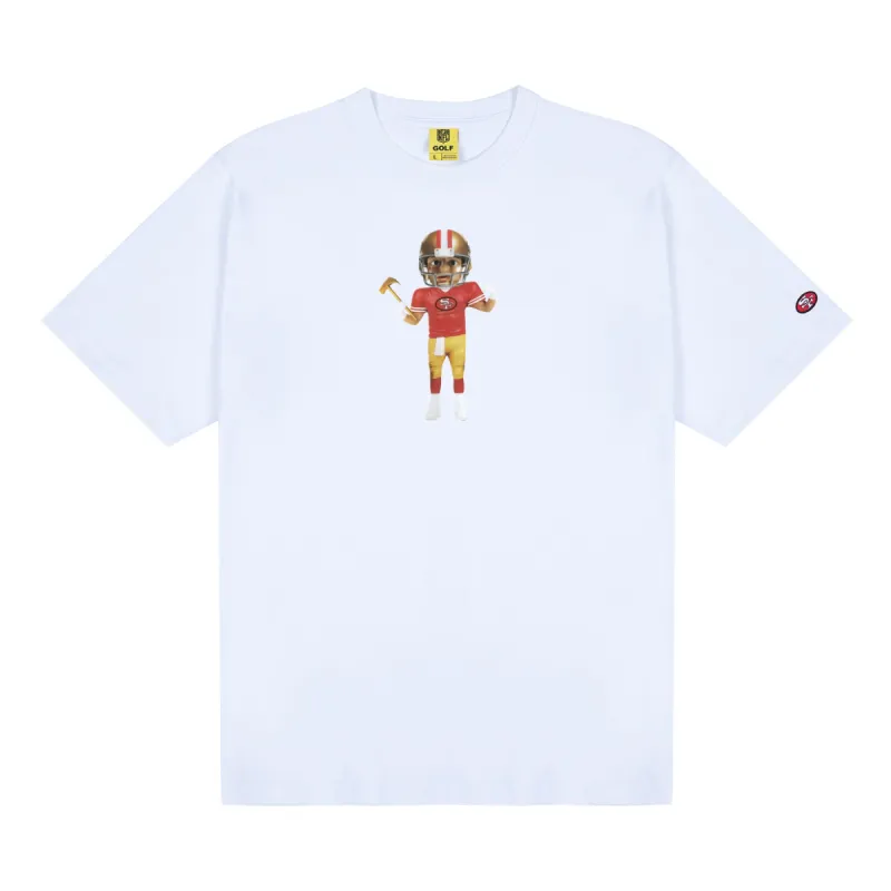 49ERS BOBBLEHEAD TEE by GOLF WANG sold by Golf Wang