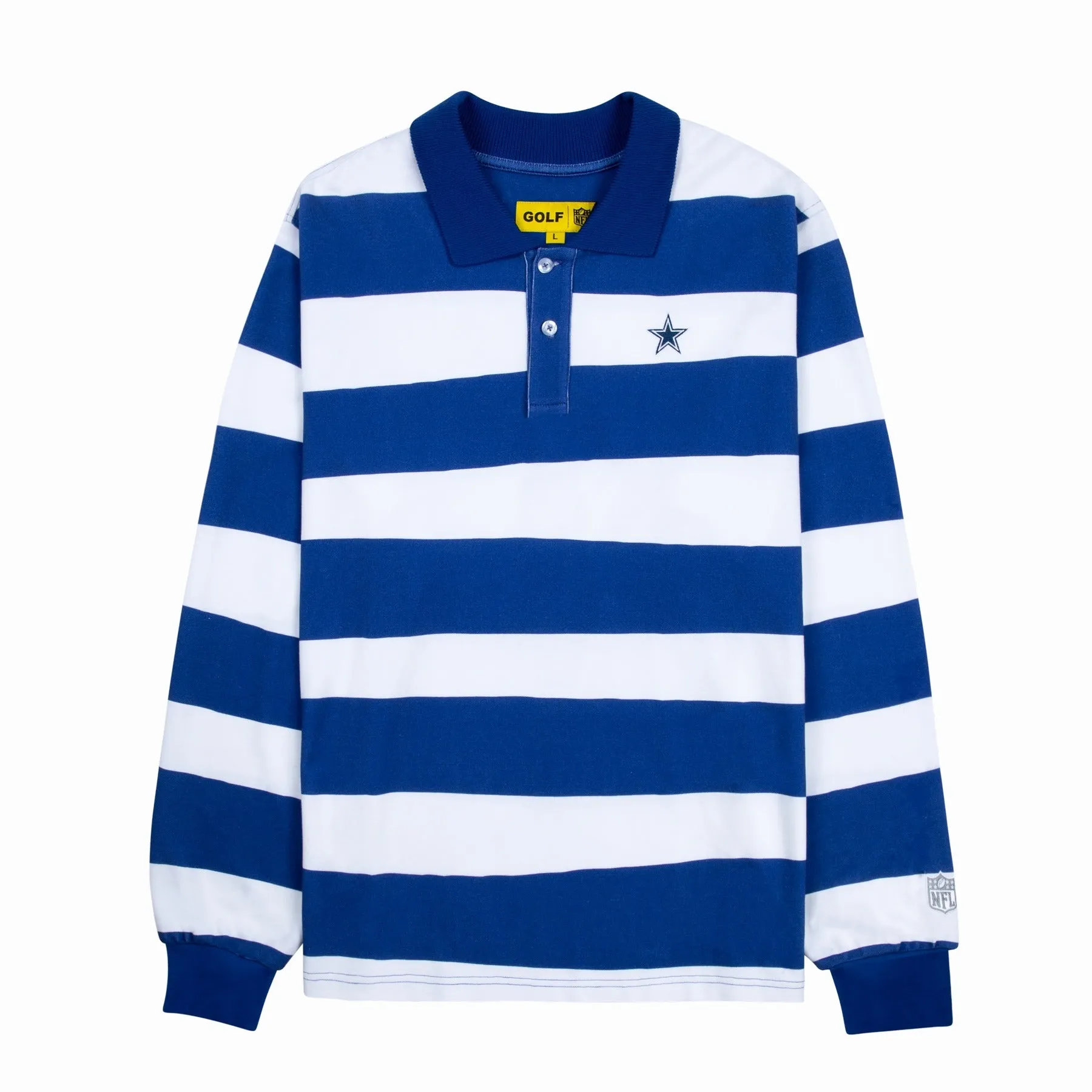 COWBOYS LONG SLEEVE POLO by GOLF WANG sold by Golf Wang