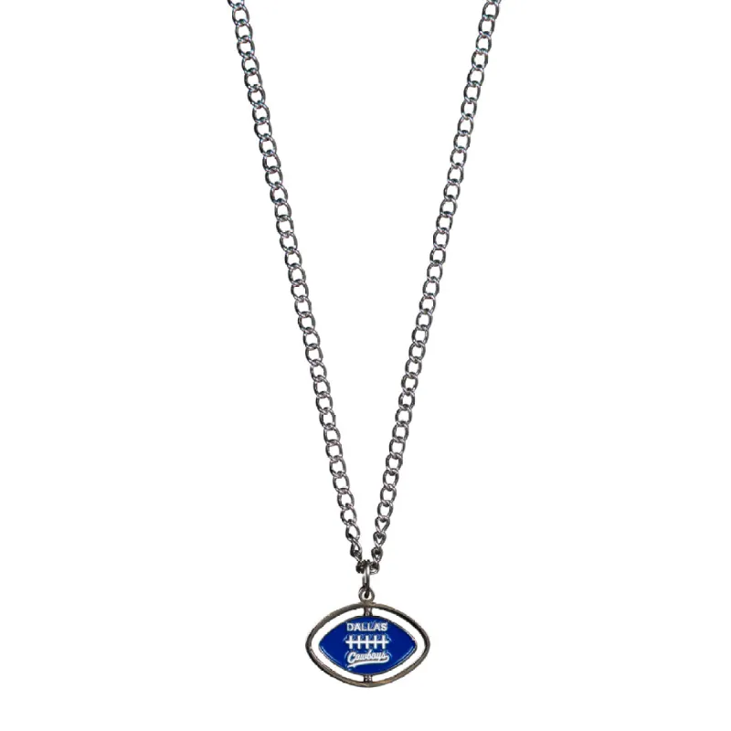 COWBOYS SPINNING FOOTBALL NECKLACE by GOLF WANG sold by Golf Wang