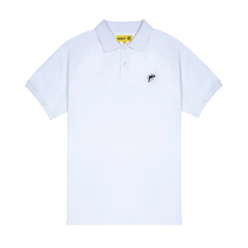 DOLPHINS SHORT SLEEVE POLO by GOLF WANG sold by Golf Wang