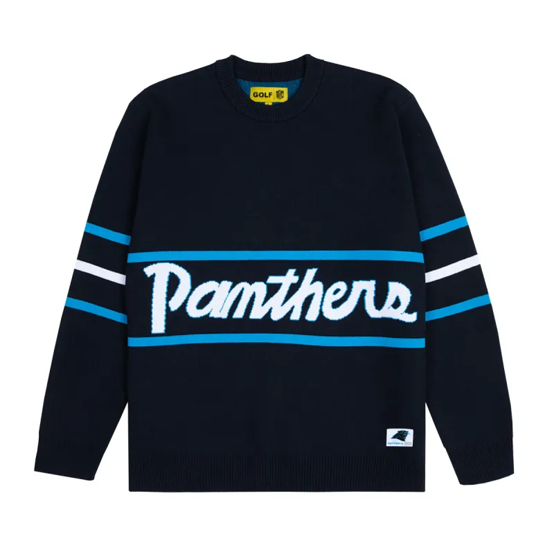 PANTHERS JACQUARD SWEATER by GOLF WANG sold by Golf Wang