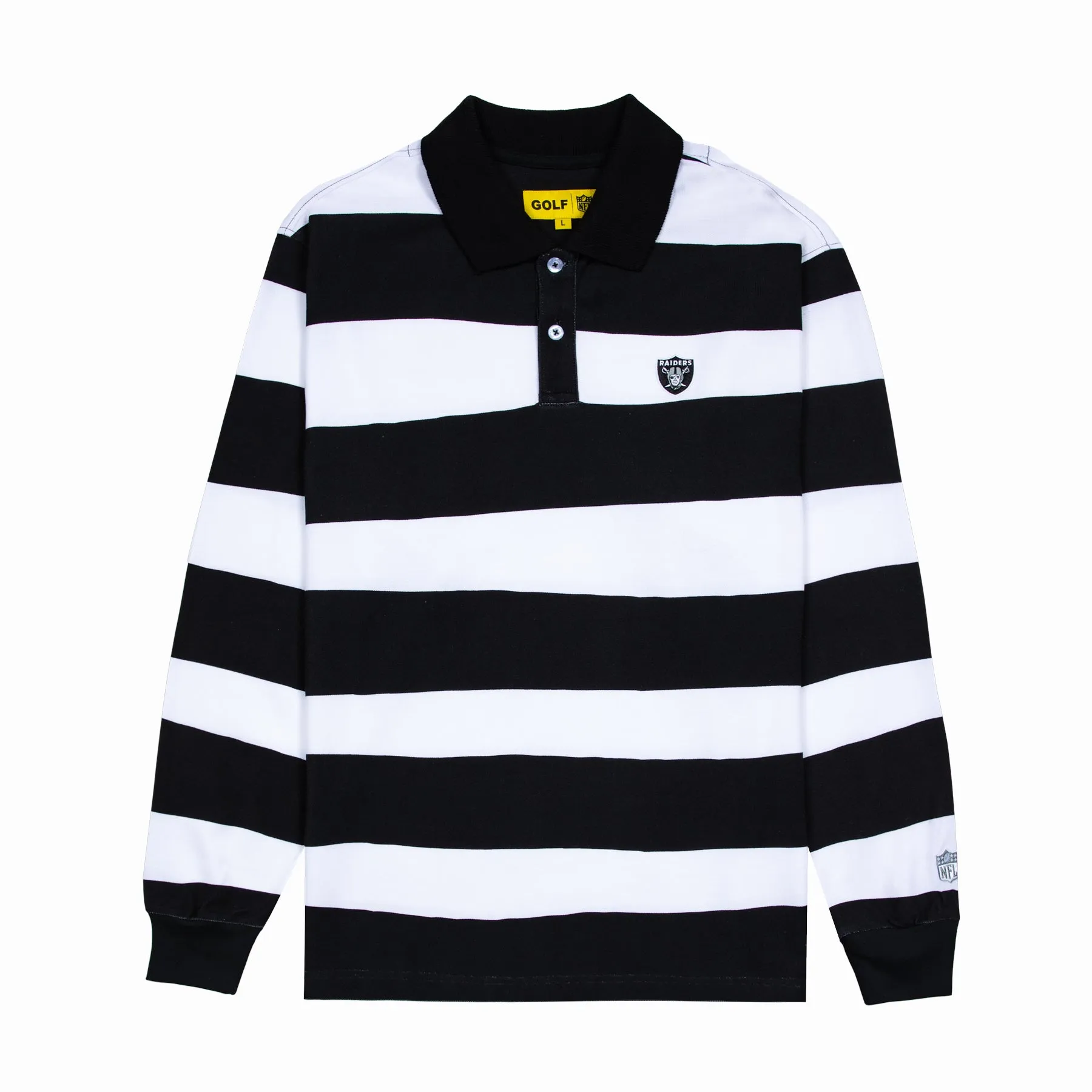 RAIDERS LONG SLEEVE POLO by GOLF WANG sold by Golf Wang