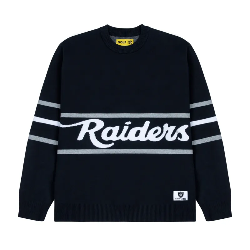 RAIDERS JACQUARD SWEATER by GOLF WANG sold by Golf Wang