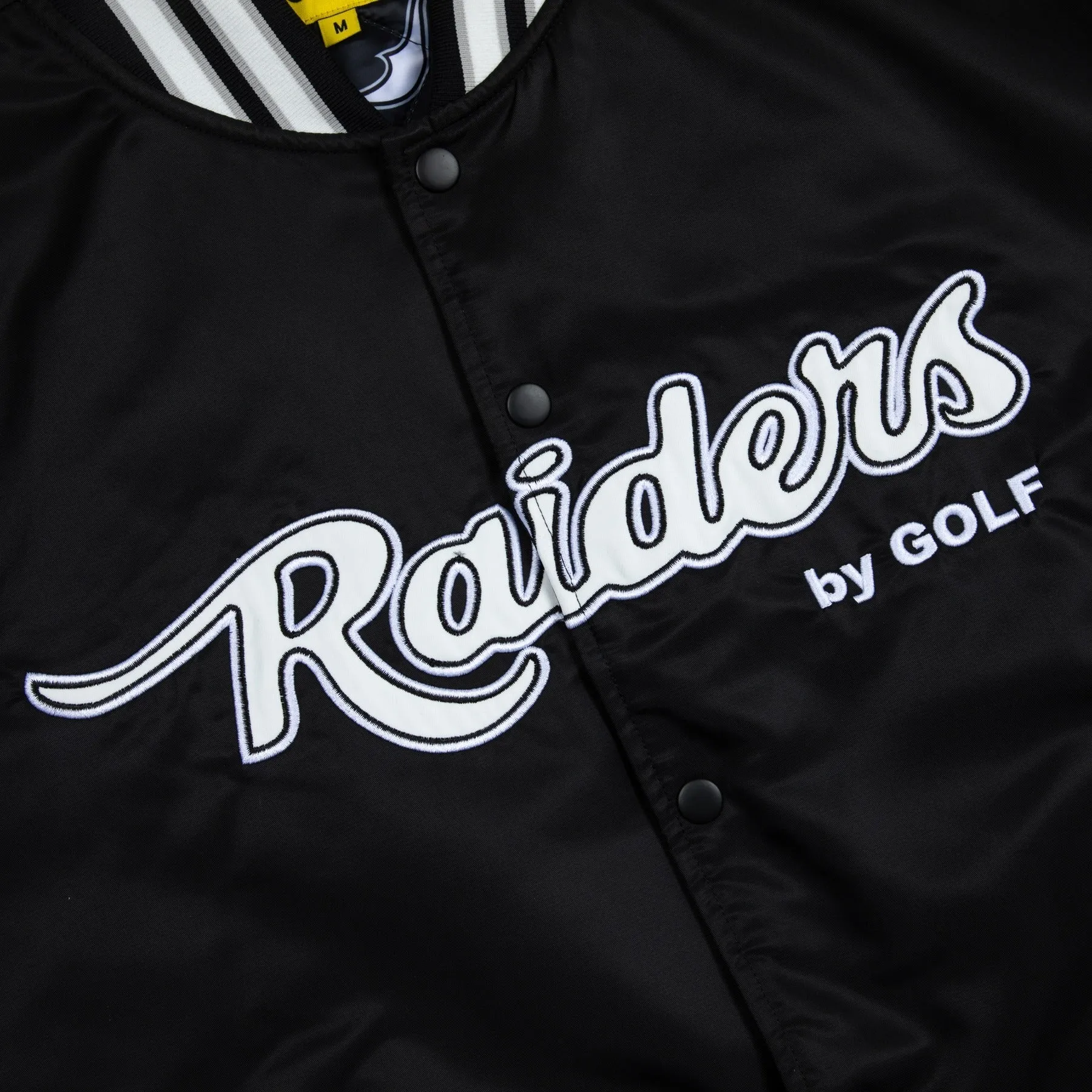 RAIDERS SATIN BOMBER JACKET by GOLF WANG sold by Golf Wang product image thumbnail 3