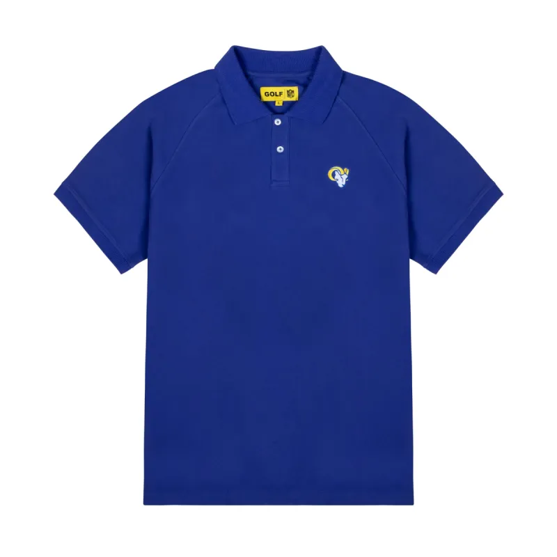 RAMS SHORT SLEEVE POLO by GOLF WANG sold by Golf Wang