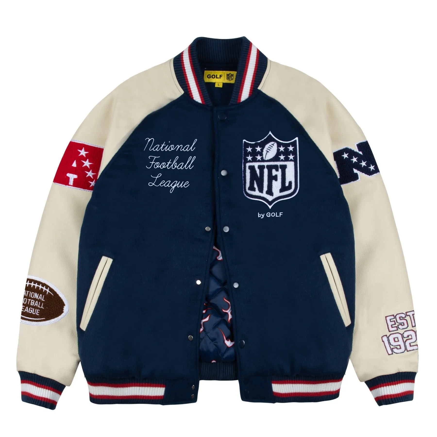 NFL LETTERMAN JACKET by GOLF WANG sold by Golf Wang