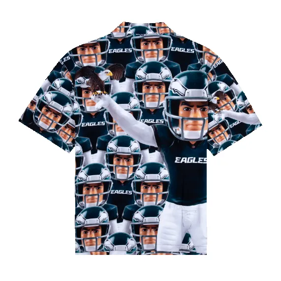 EAGLES RAYON BUTTON UP by GOLF WANG sold by Golf Wang product image thumbnail 2