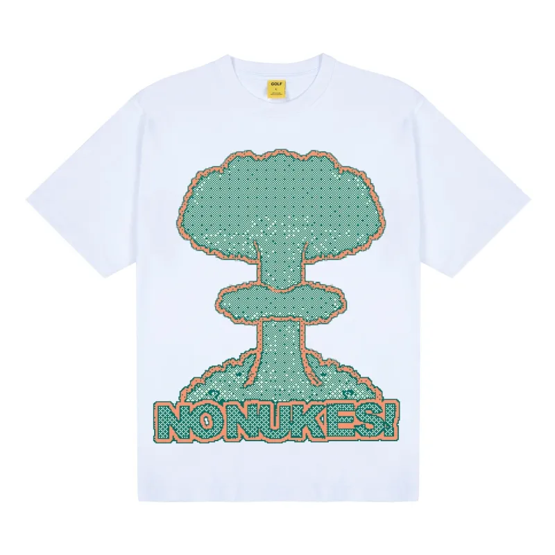 NO NUKES PIXEL TEE by GOLF WANG sold by Golf Wang