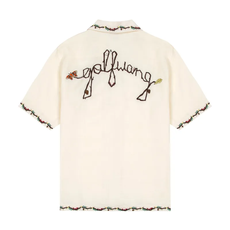 AUTUMN LINEN BUTTON UP by GOLF WANG sold by Golf Wang