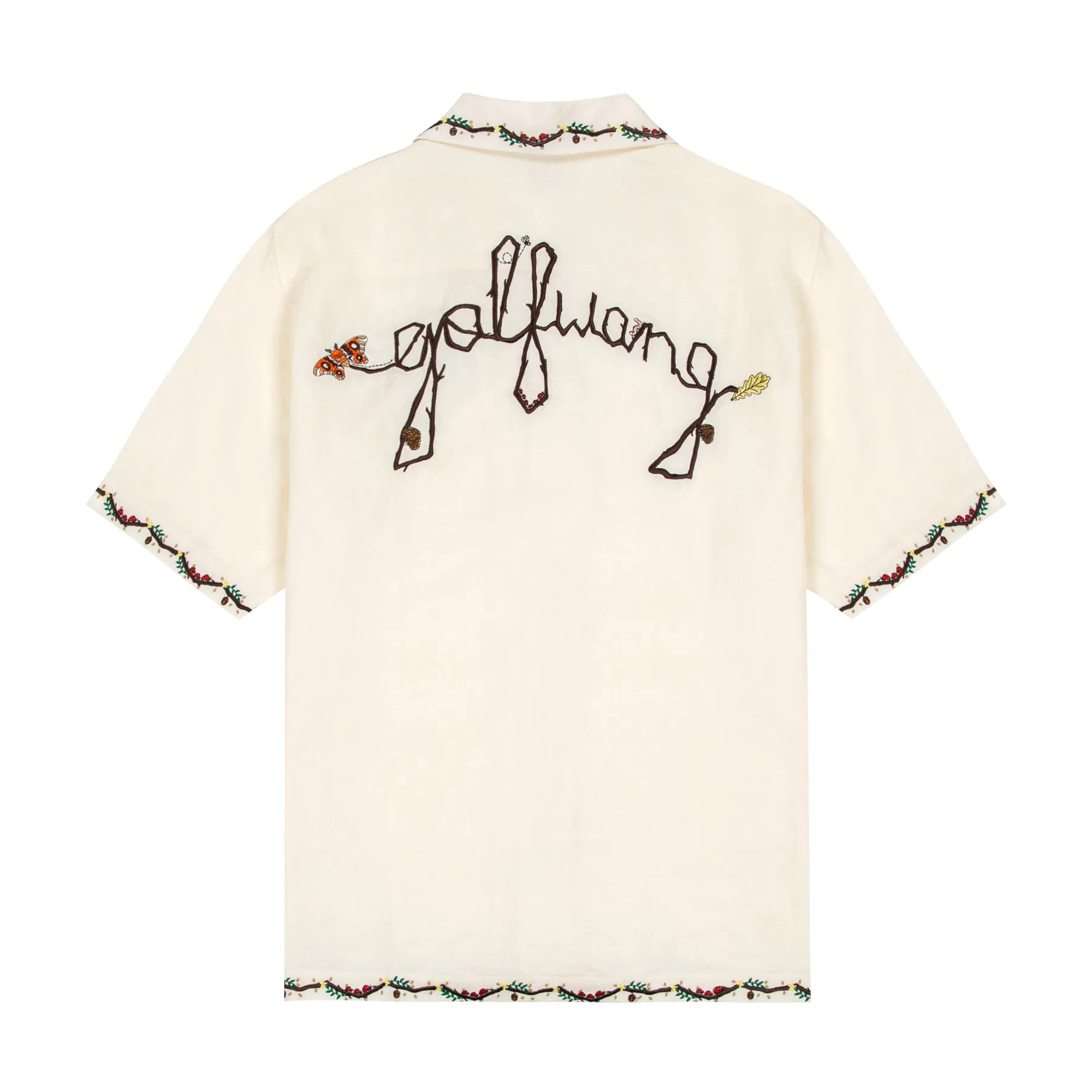 AUTUMN LINEN BUTTON UP by GOLF WANG sold by Golf Wang