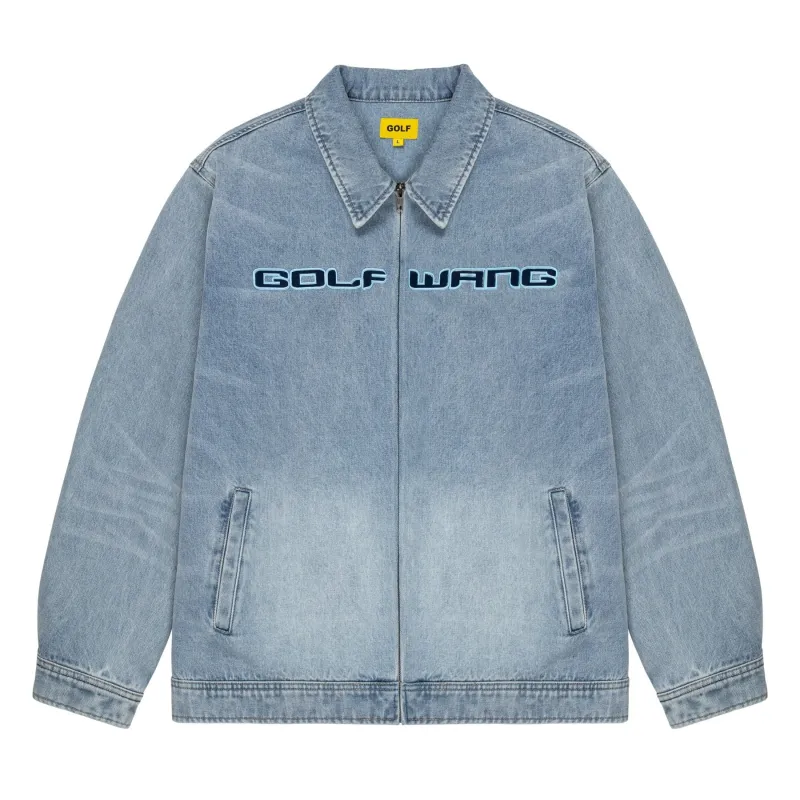 【即完売品】DENIM CHORE JACKET golf wang Golf Wang CONTRAST DENIM CHORE JACKET by GOLF WANG | Parallel