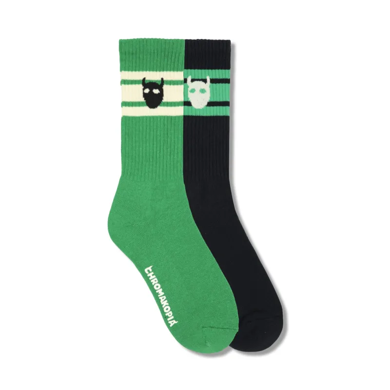 2PK CHROMAKOPIA SOCKS by GOLF WANG sold by Golf Wang