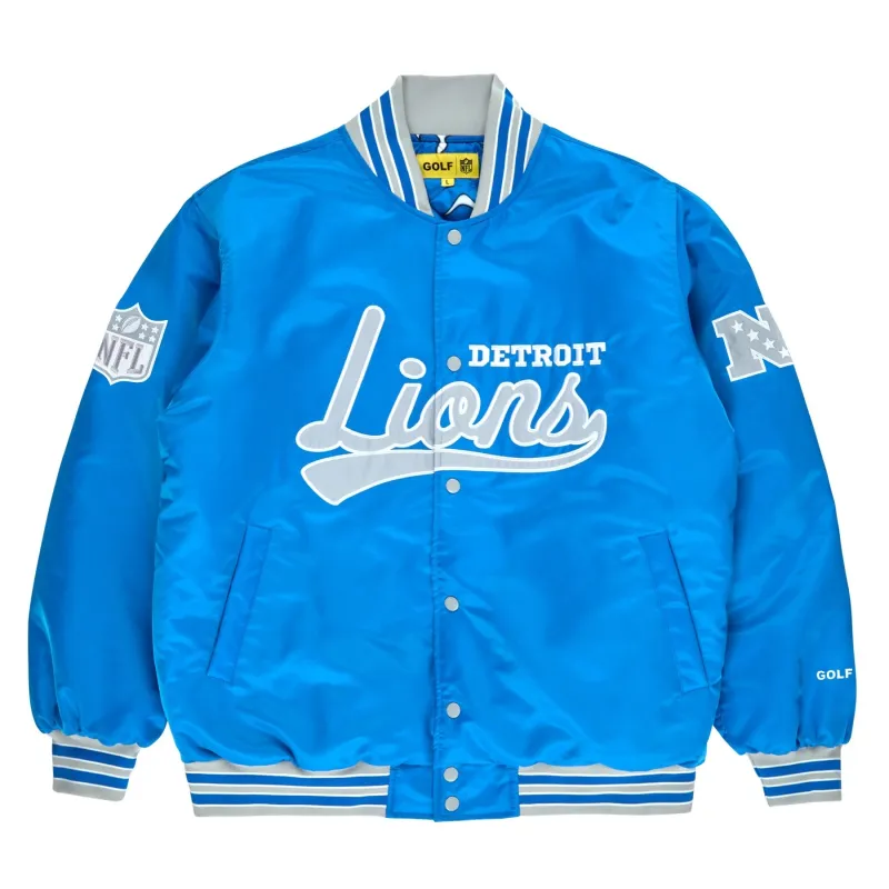 LIONS SATIN BOMBER by GOLF WANG sold by Golf Wang