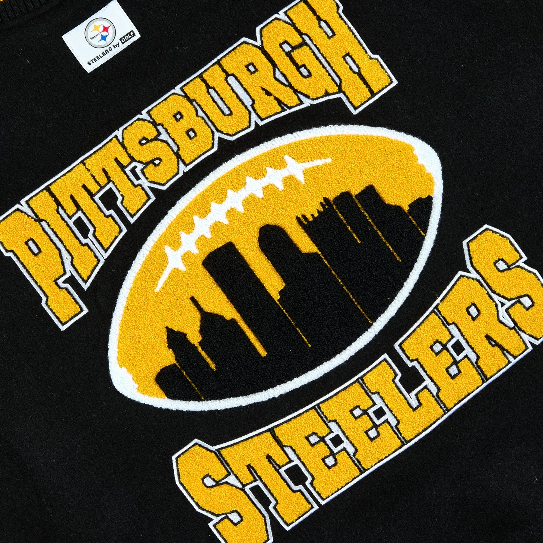 STEELERS LETTERMAN JACKET by GOLF WANG sold by Golf Wang product image thumbnail 5