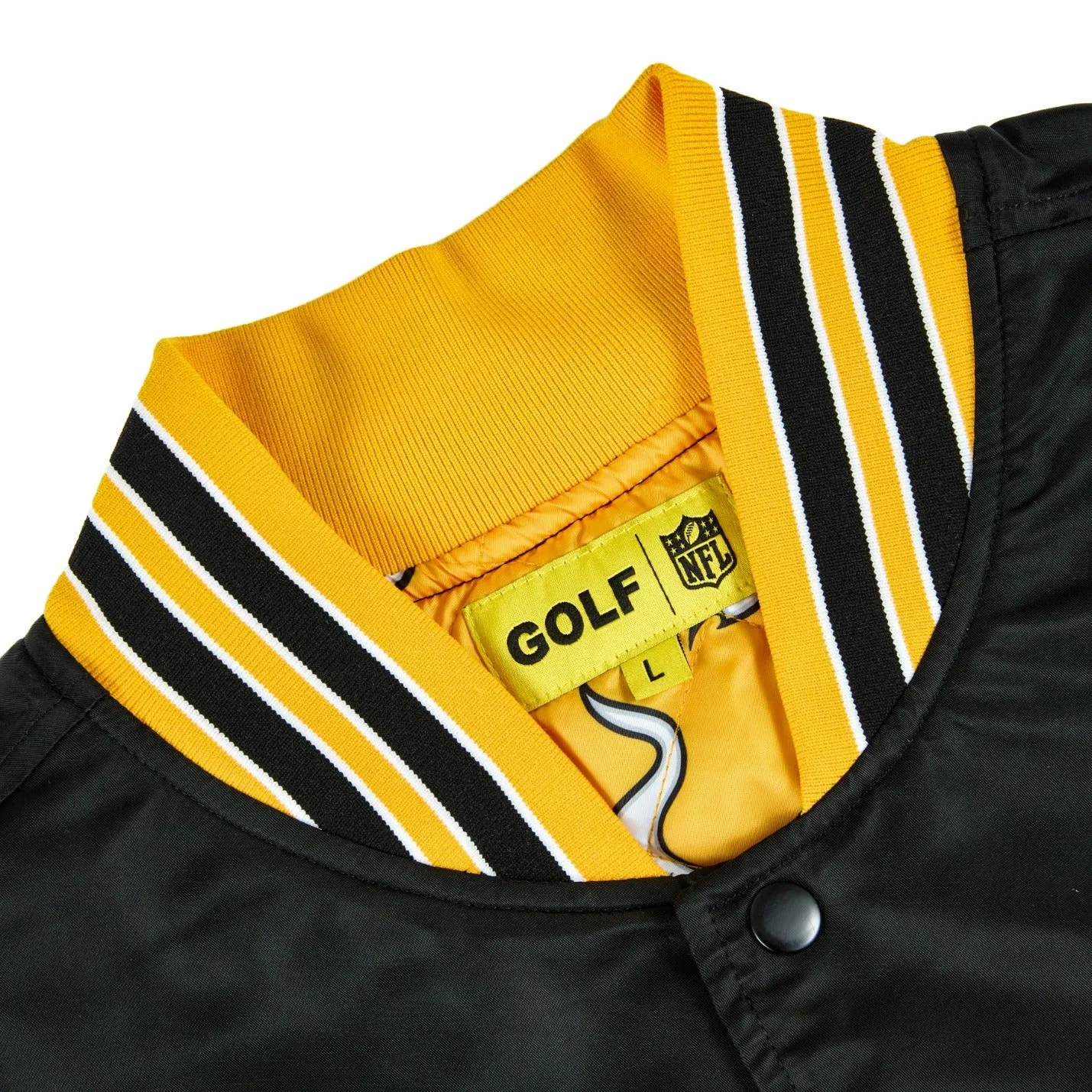 STEELERS SATIN BOMBER by GOLF WANG sold by Golf Wang product image thumbnail 3