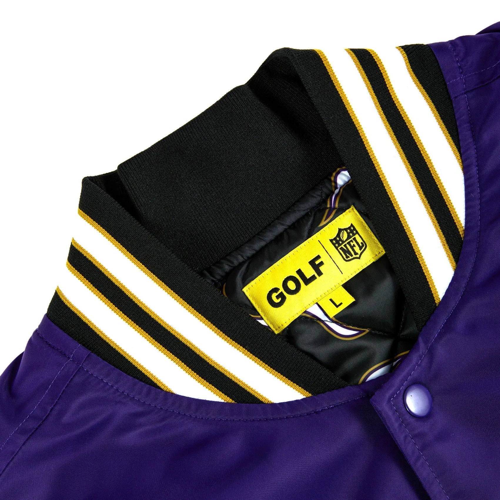 RAVENS SATIN BOMBER by GOLF WANG sold by Golf Wang product image thumbnail 3