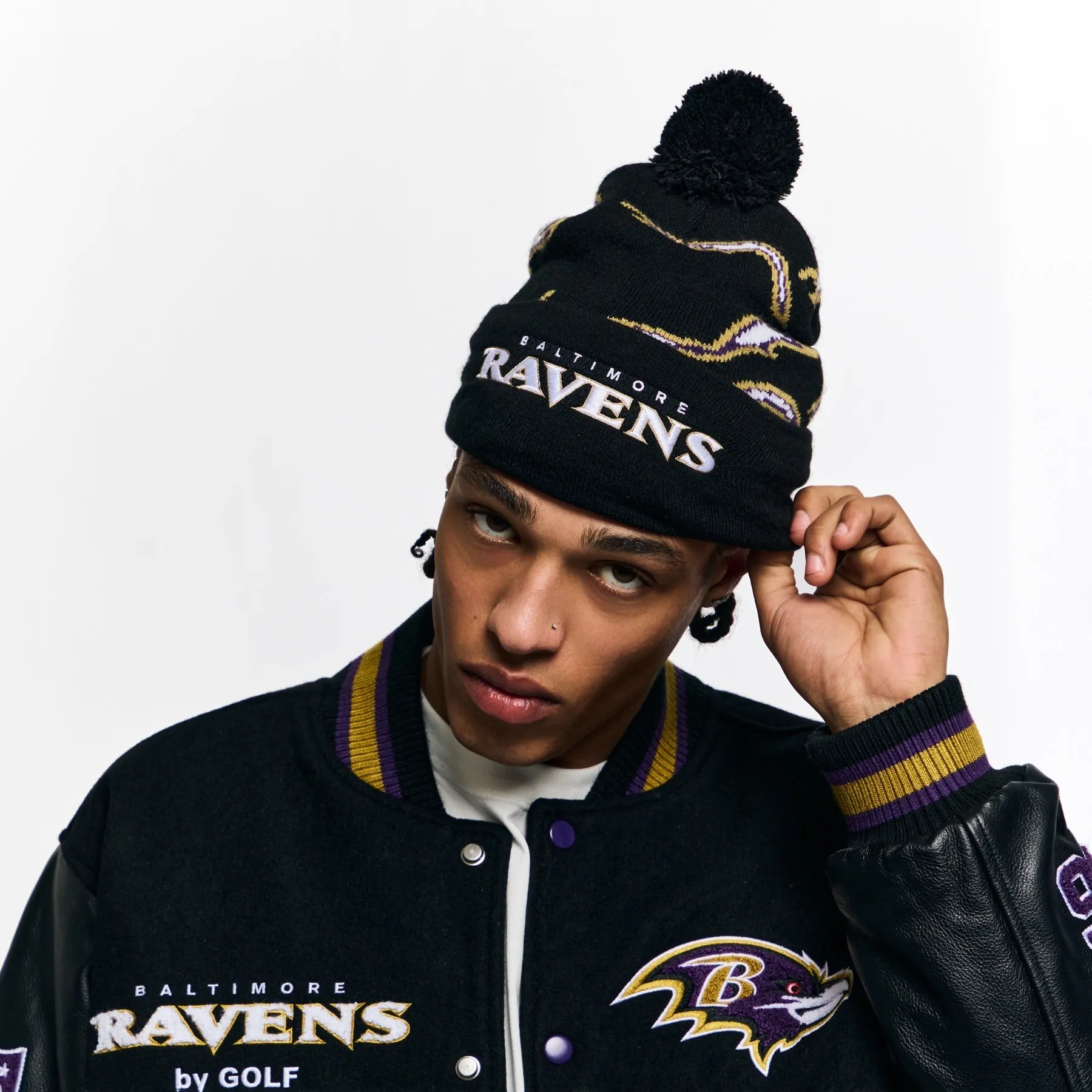 RAVENS BEANIE by GOLF WANG sold by Golf Wang product image thumbnail 3