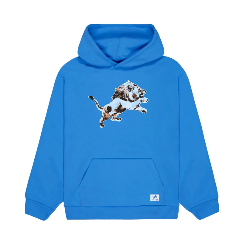LIONS CUTOUT HOODIE BLUE by GOLF WANG sold by Golf Wang
