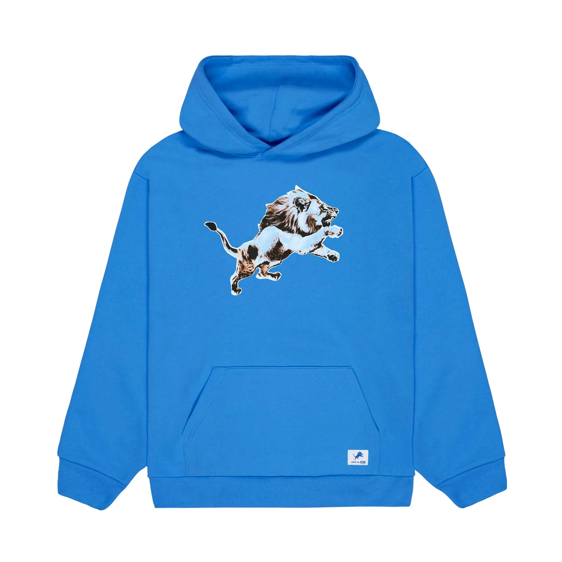 LIONS CUTOUT HOODIE BLUE by GOLF WANG sold by Golf Wang