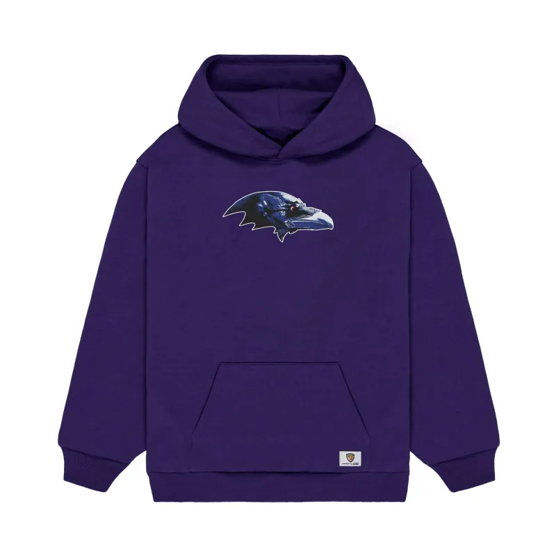 RAVENS CUTOUT HOODIE PURPLE by GOLF WANG sold by Golf Wang