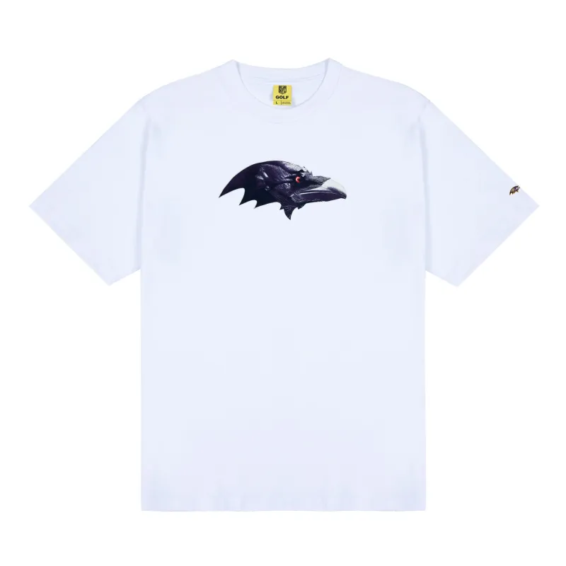 RAVENS CUTOUT TEE WHITE by GOLF WANG sold by Golf Wang