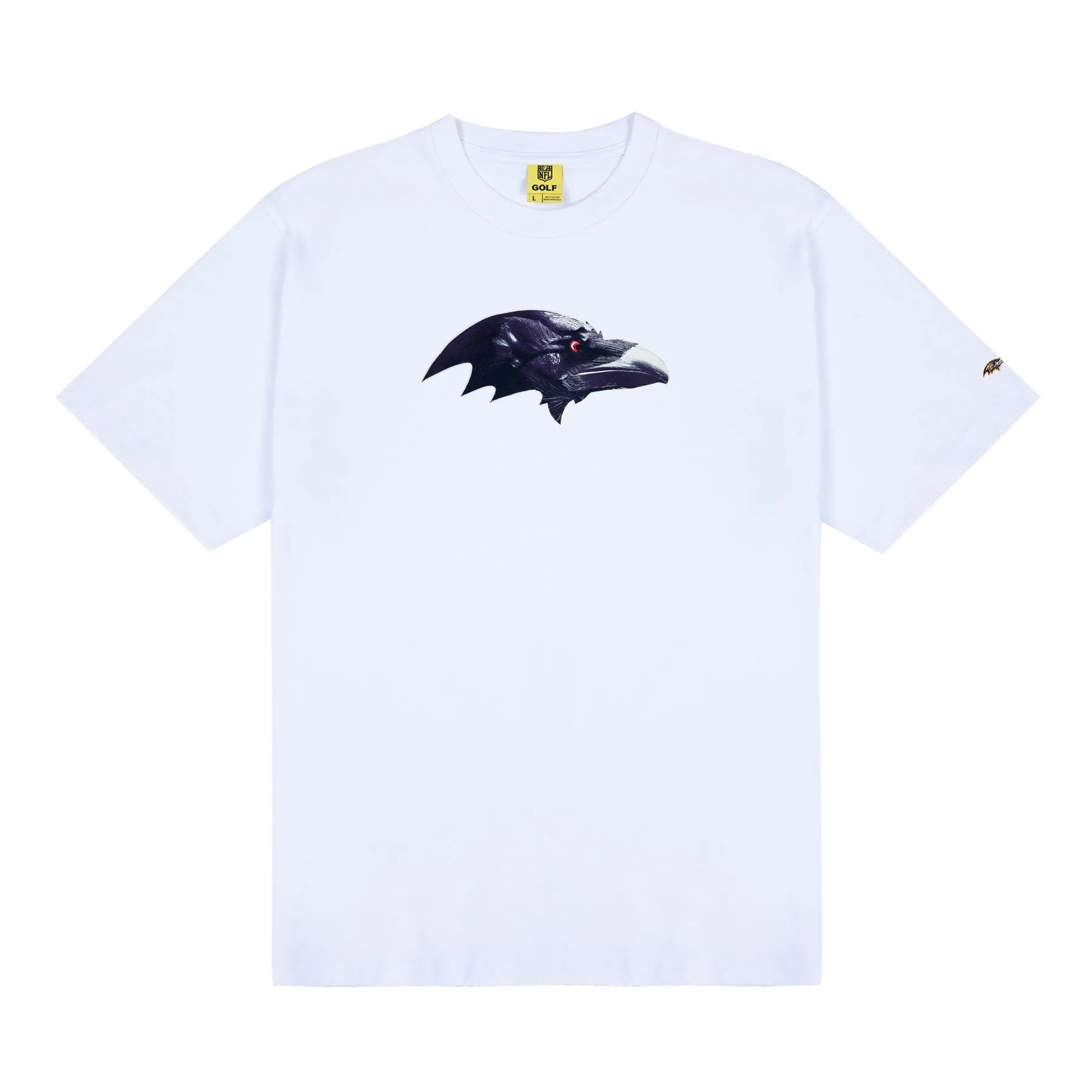 RAVENS CUTOUT TEE WHITE by GOLF WANG sold by Golf Wang