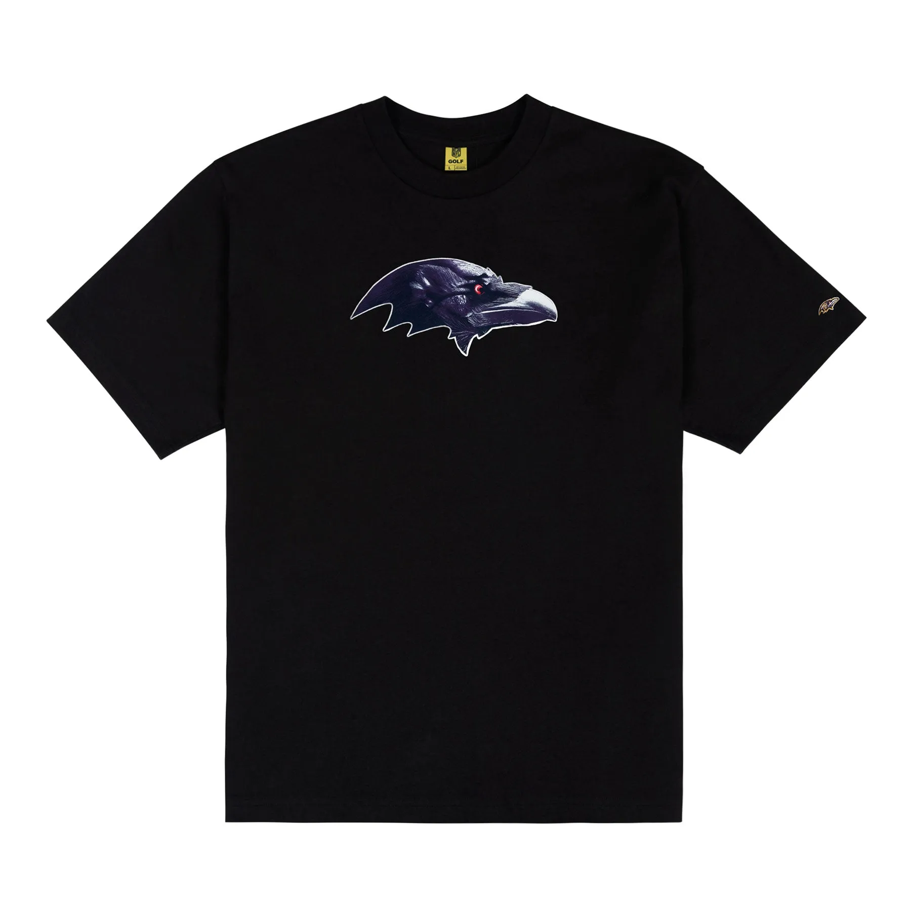 RAVENS CUTOUT TEE BLACK by GOLF WANG sold by Golf Wang