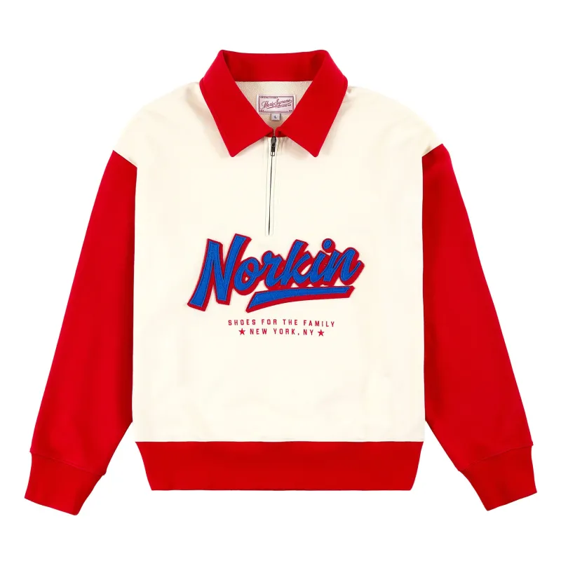 NORKIN QUARTER ZIP PULLOVER by GOLF WANG made by Golf Wang