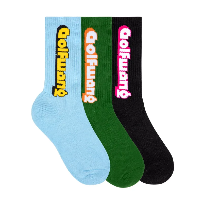 3PK KOROVA SOCKS by GOLF WANG sold by Golf Wang