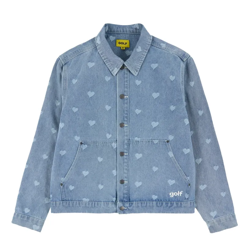 CRUSH DENIM JACKET by GOLF WANG sold by Golf Wang