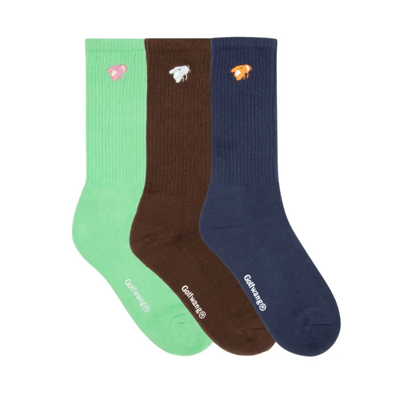 SS24 BEE SOCKS 3PK by GOLF WANG sold by Golf Wang
