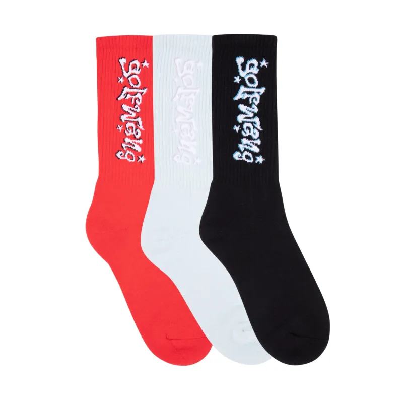 MAJESTIC SOCKS 3PK by GOLF WANG sold by Golf Wang