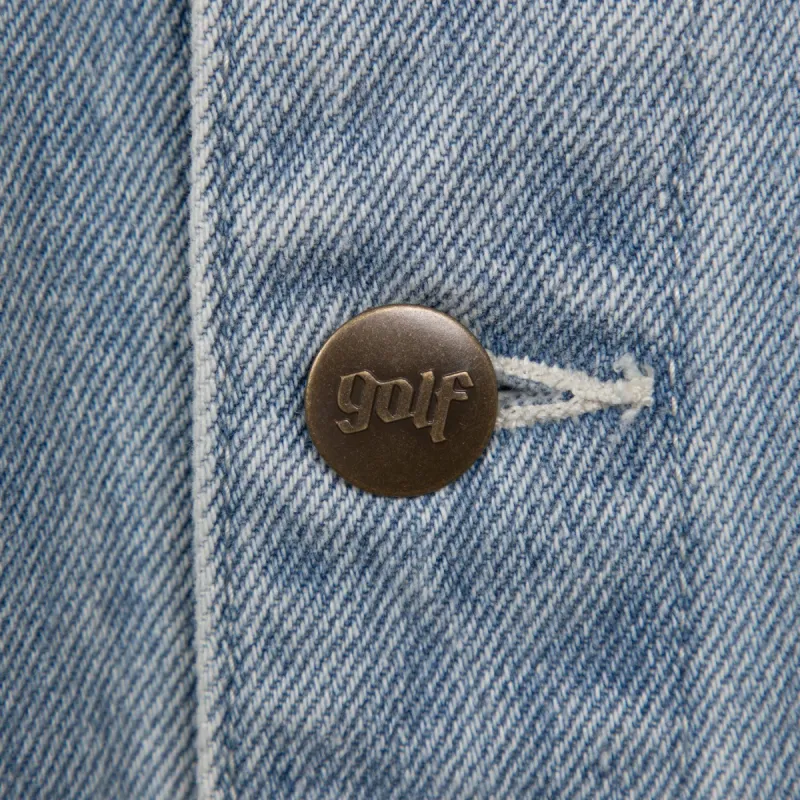CONTRAST DENIM CHORE JACKET by GOLF WANG | Parallel