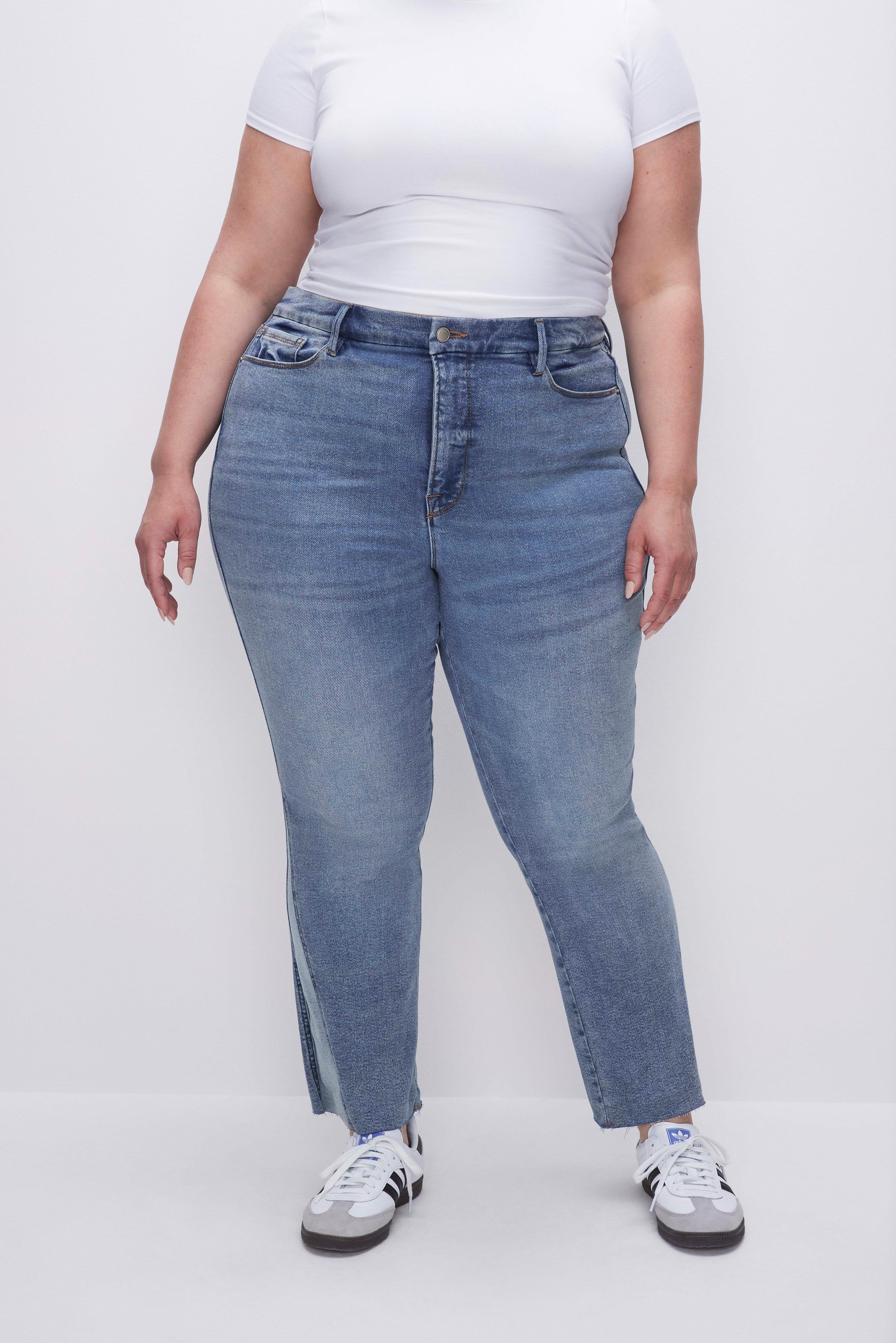 GOOD CURVE STRAIGHT JEANS | INDIGO494 sold by Good American product image thumbnail 4