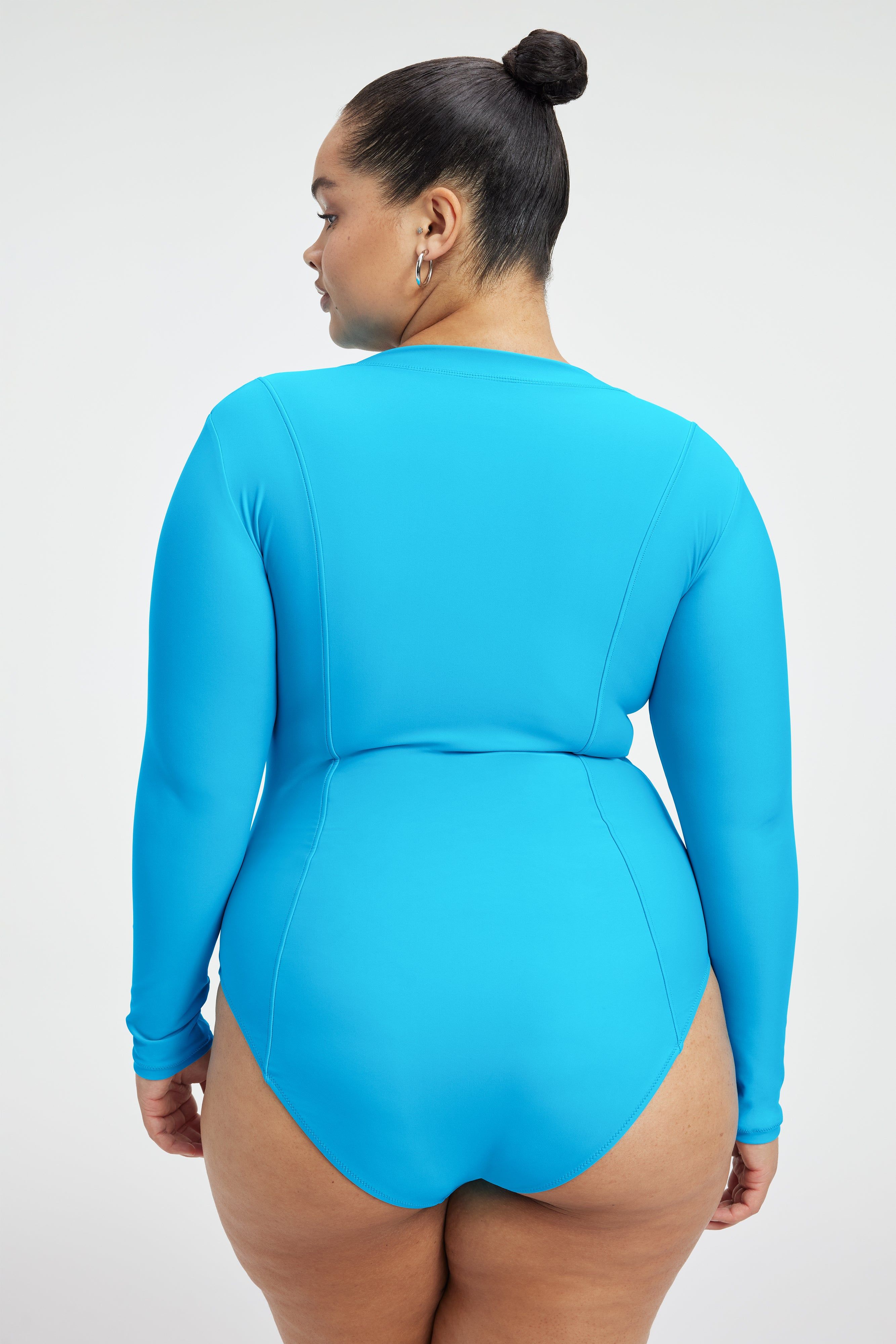 GOOD LONG SLEEVE SWIMSUIT | ATOMICBLUE001 sold by Good American product image thumbnail 10