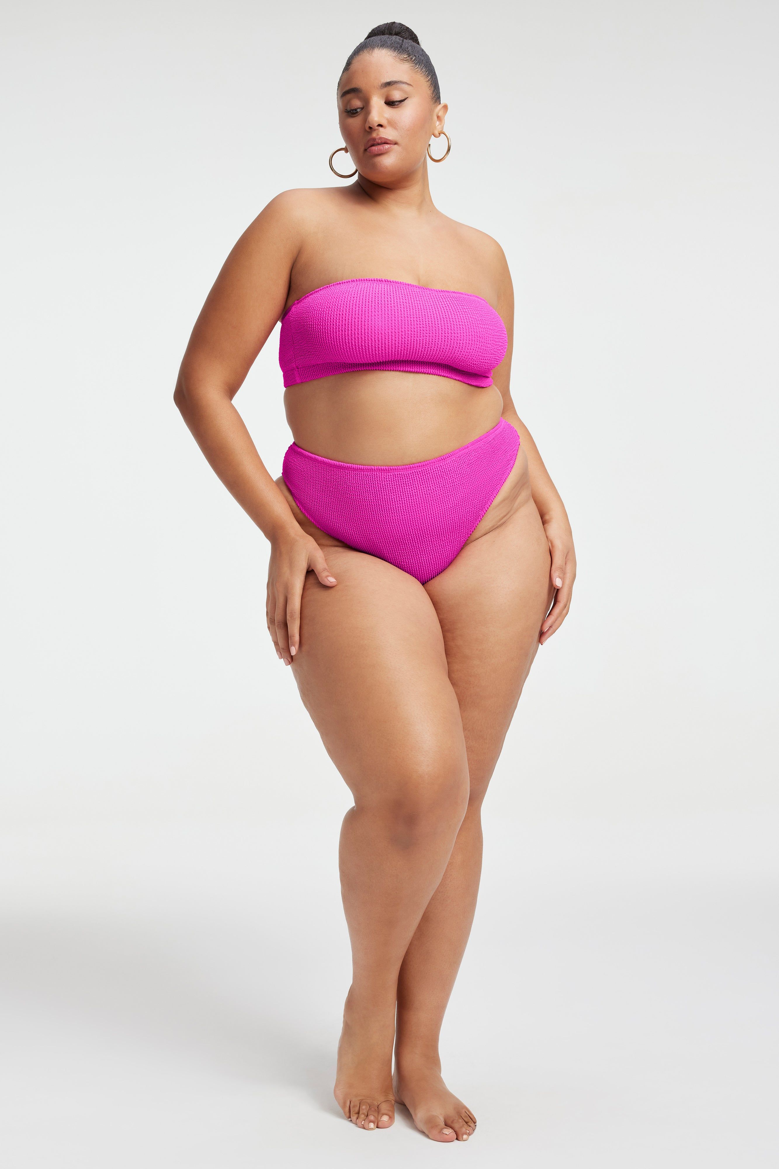 ALWAYS FITS SWIM BANDEAU | HAWAIIAN PINK001 sold by Good American product image thumbnail 7