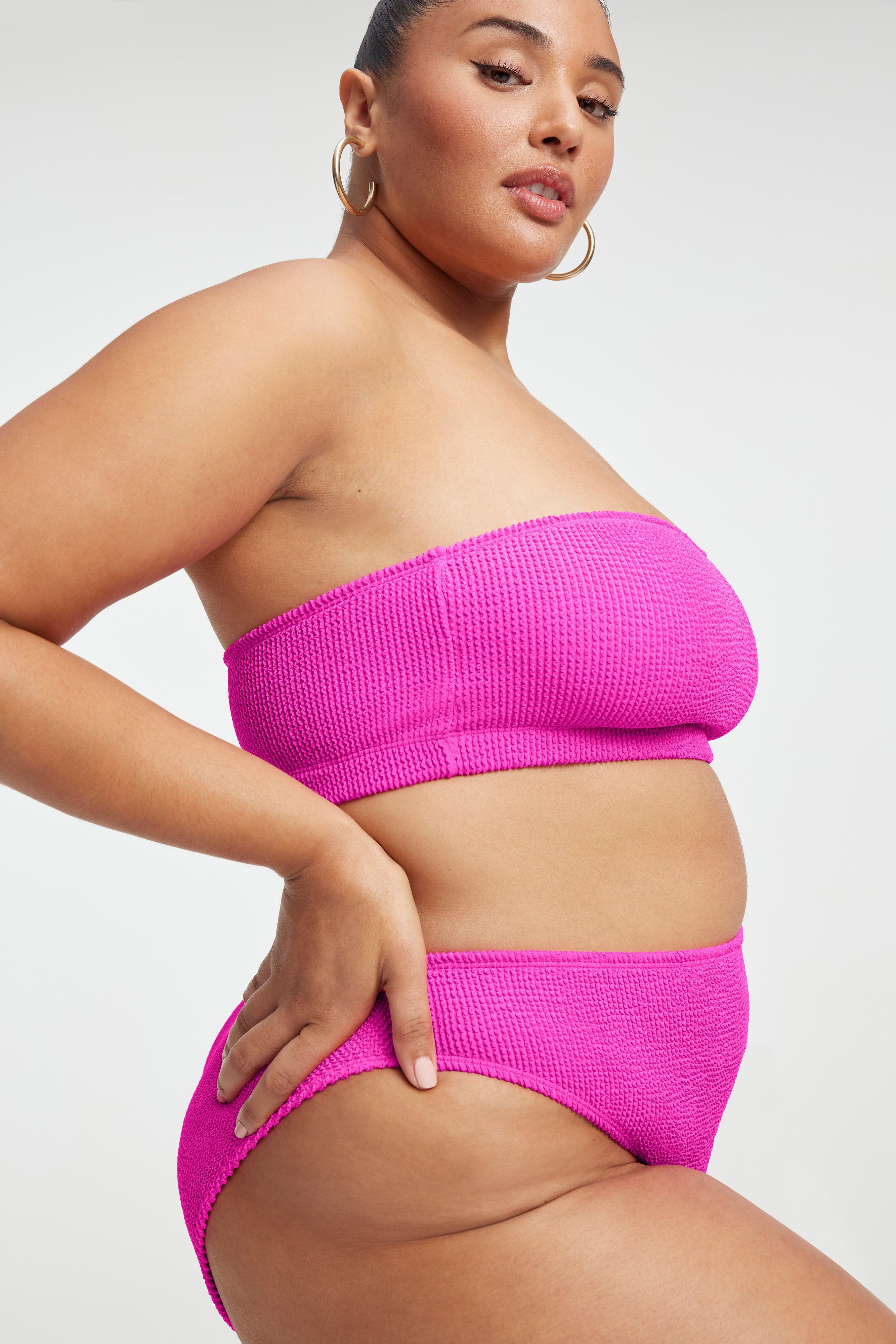 ALWAYS FITS SWIM BANDEAU | HAWAIIAN PINK001 sold by Good American product image thumbnail 10