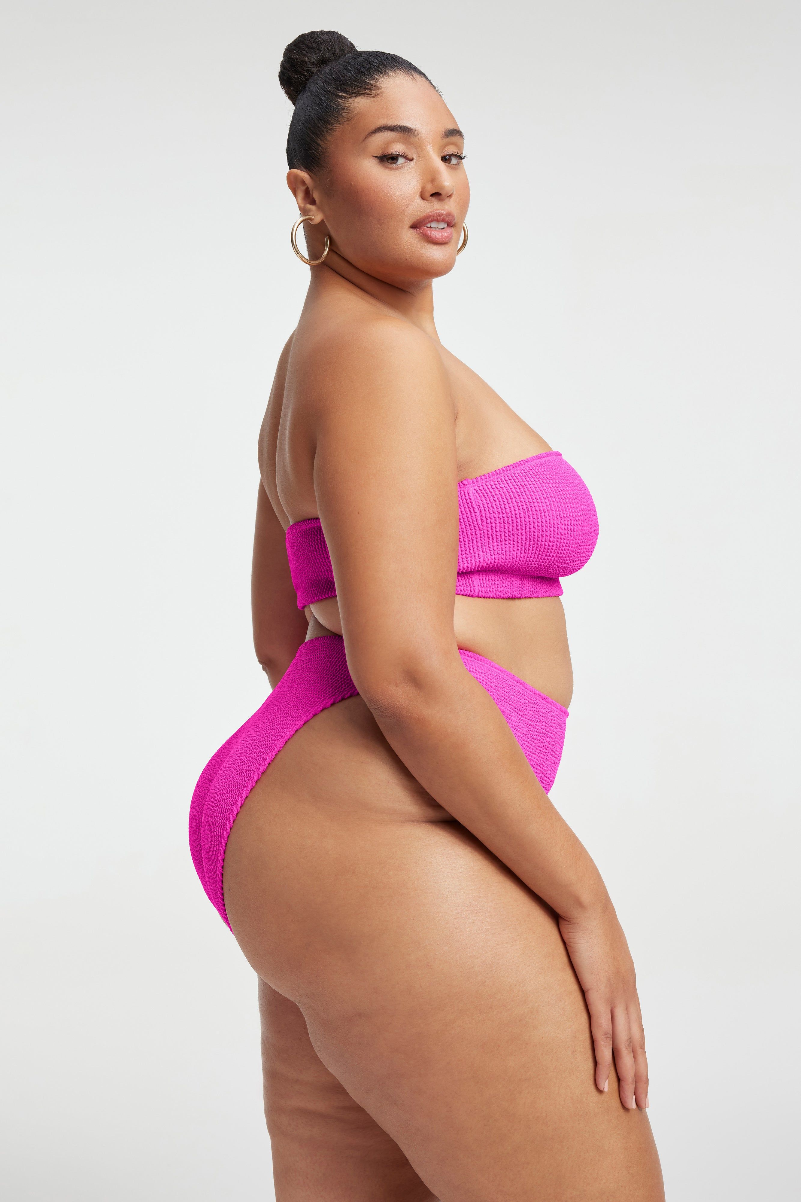 ALWAYS FITS SWIM BANDEAU | HAWAIIAN PINK001 sold by Good American product image thumbnail 8