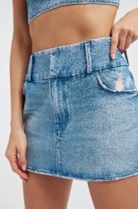 MICRO MINI SKIRT | INDIGO357 sold by Good American