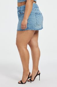 MICRO MINI SKIRT | INDIGO357 sold by Good American