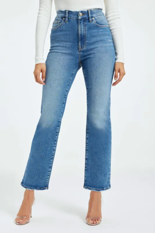 ALWAYS FITS GOOD LEGS STRAIGHT JEANS | INDIGO316 sold by Good American