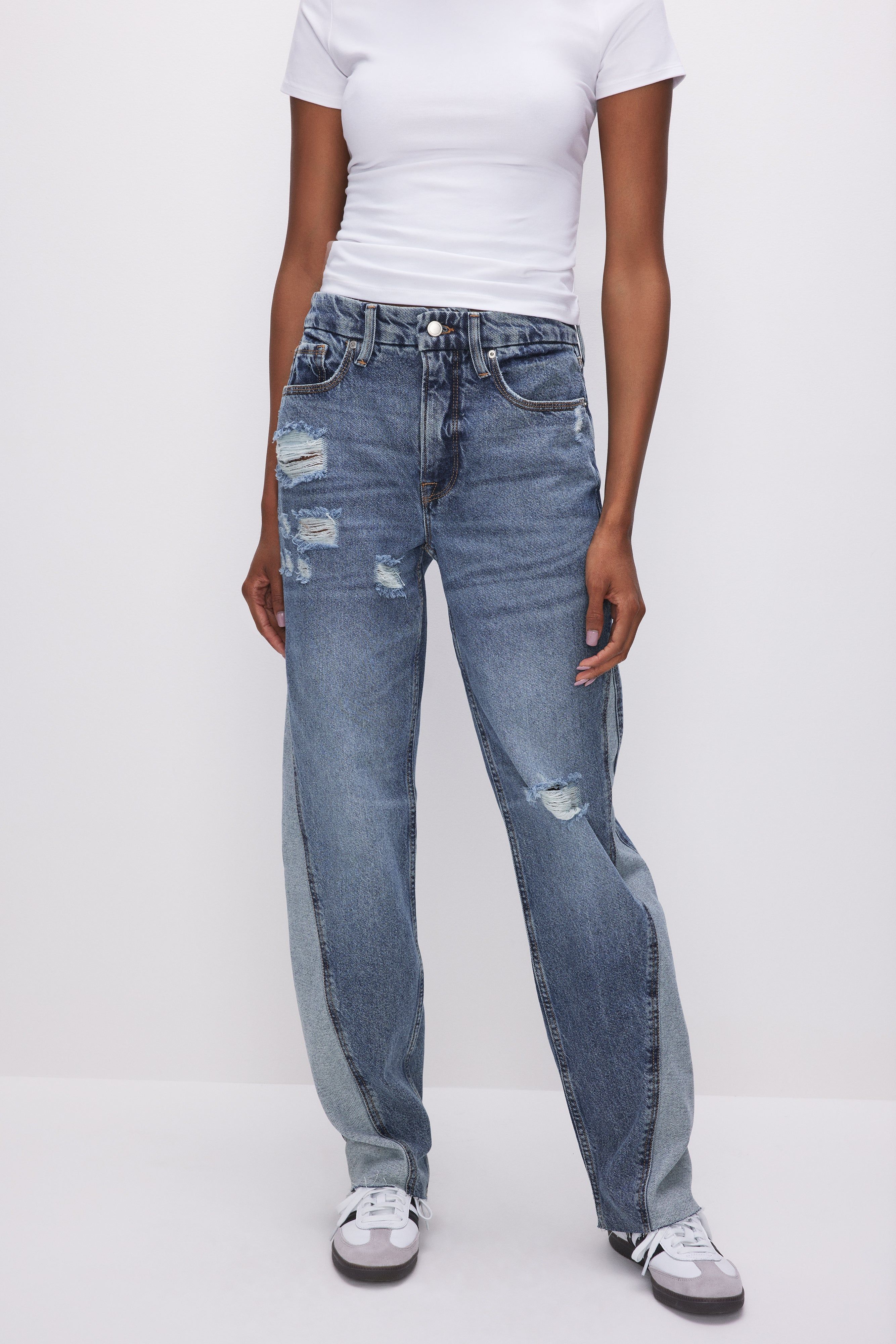 GOOD '90s JEANS | INDIGO493 sold by Good American product image thumbnail 8